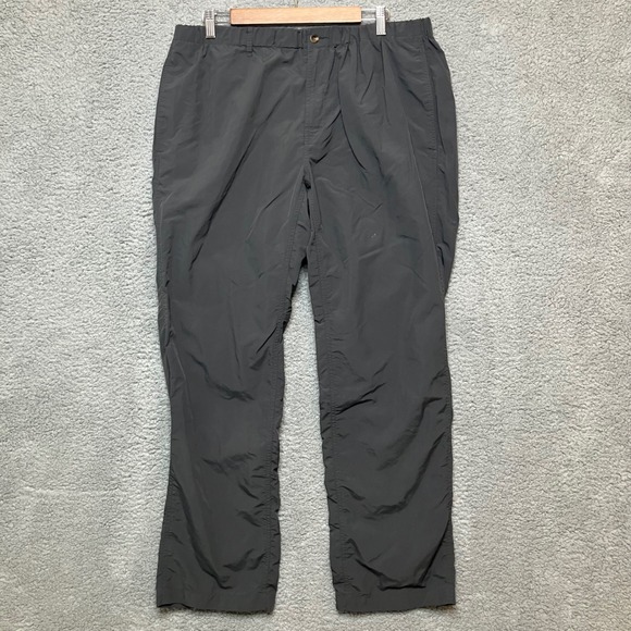 TravelSmith Other - Vtg Travelsmith Pants Men L Gray Nylon Zip Pocket Travel Hiking Outdoor Gorpcore